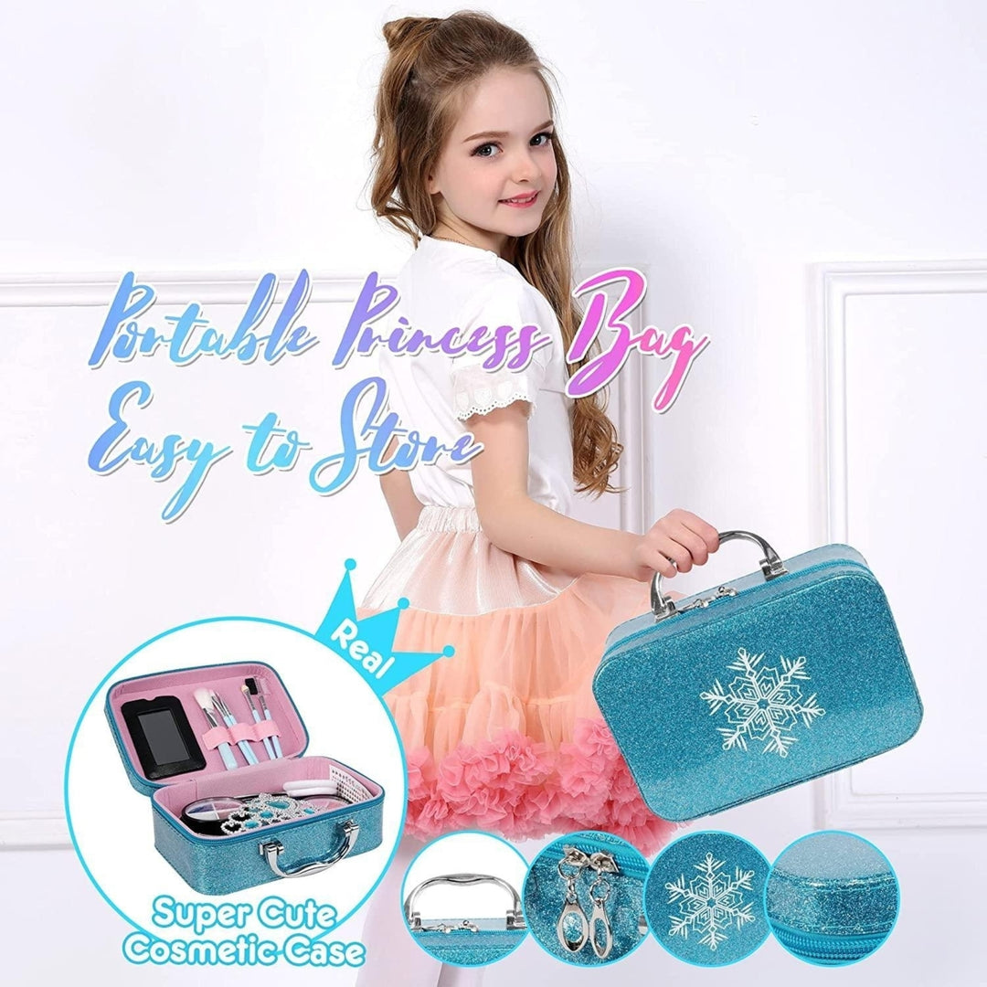 Kids Washable 21 Pcs Makeup Toy Set Girls Toys 21 Pcs Makeup Toy Set Christmas Birthday Gift Image 6