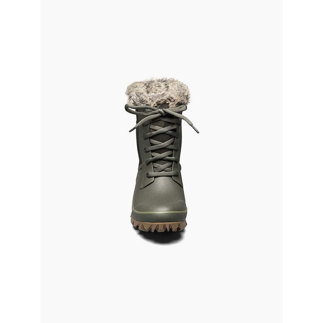 BOGS Womens Arcata Tontal Camo Dark Green Waterproof Lace Up Snow Boots 72693-301 Image 3