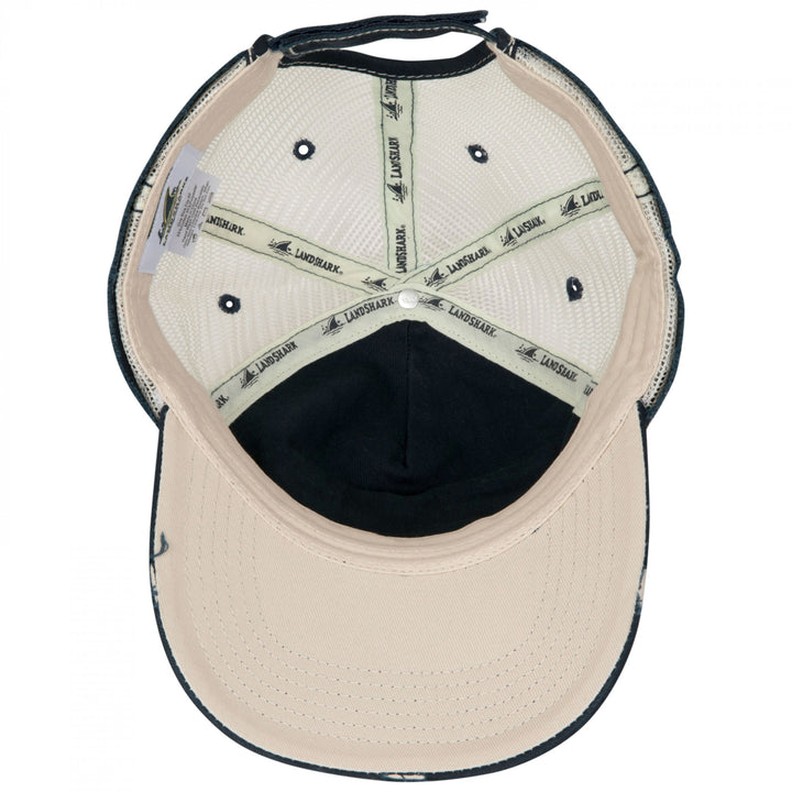 Landshark Lager Logo Distressed Adjustable Hat Image 6