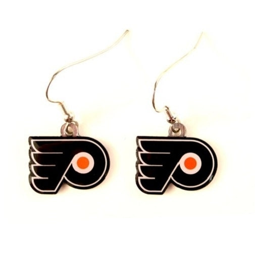 Philadelphia Flyers NHL Sophie Style Dangle Earrings Image 1