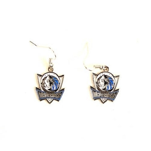 Dallas Mavericks NBA Sophie Style Dangle Earrings Image 1