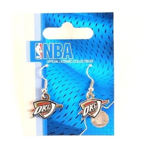 Oklahoma City Thunder NBA Sophie Style Dangle Earrings Image 1