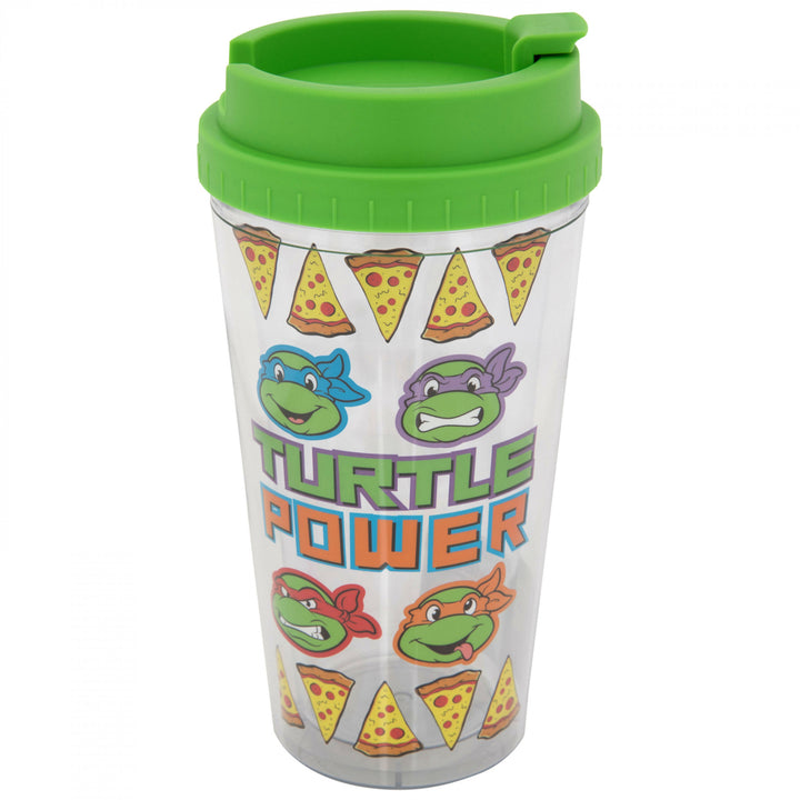 Teenage Mutant Ninja Turtles Pizza Power 16oz Travel Tumbler Image 2