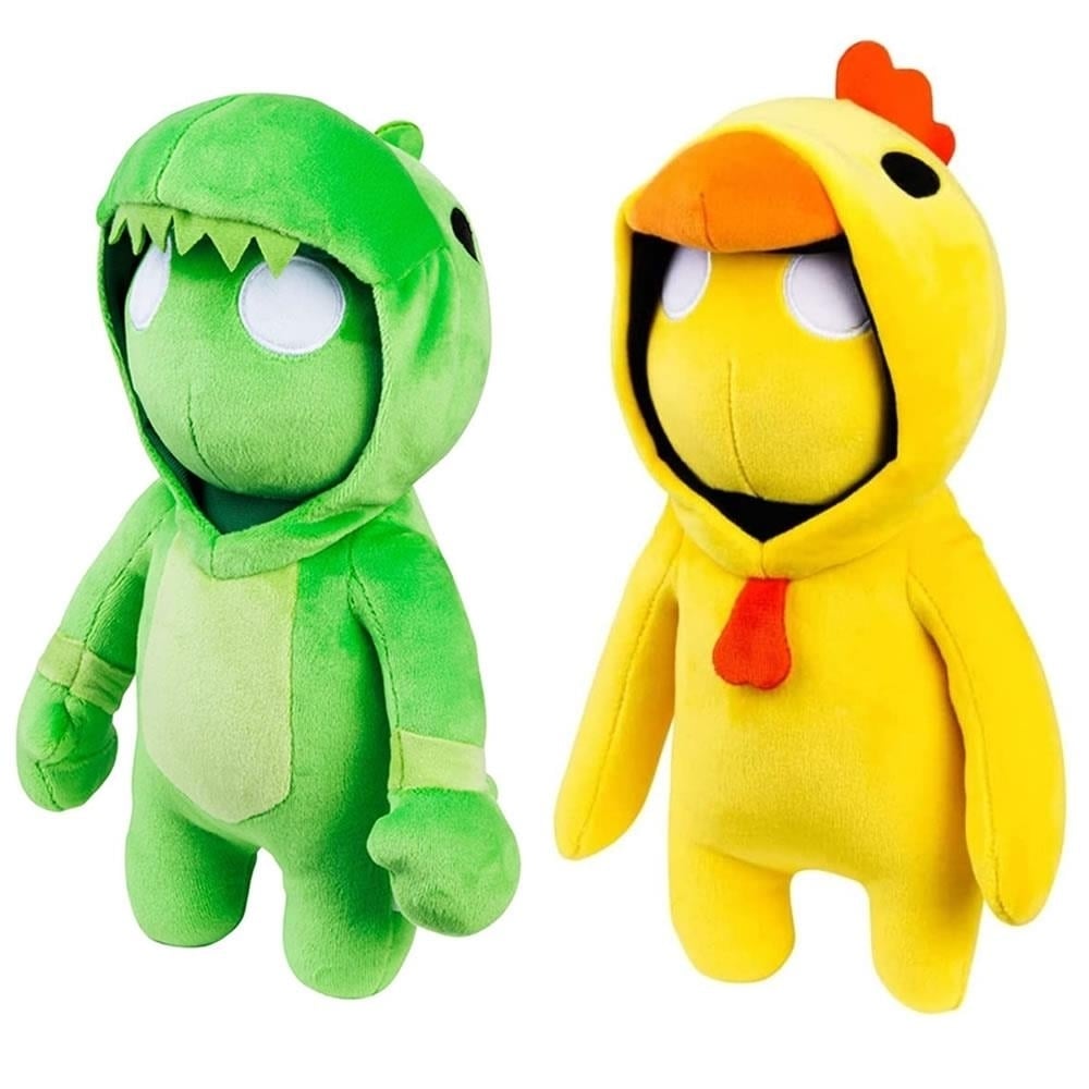 Gang Beasts Plush Green Dragon Yellow Chicken Bundle 16 Inch PMI International Image 1