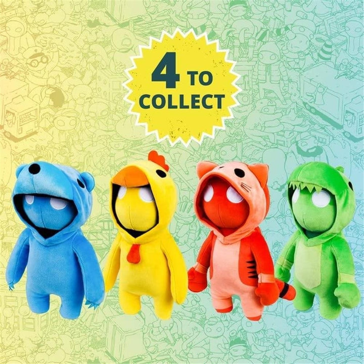 Gang Beasts Plush Green Dragon Yellow Chicken Bundle 16 Inch PMI International Image 6