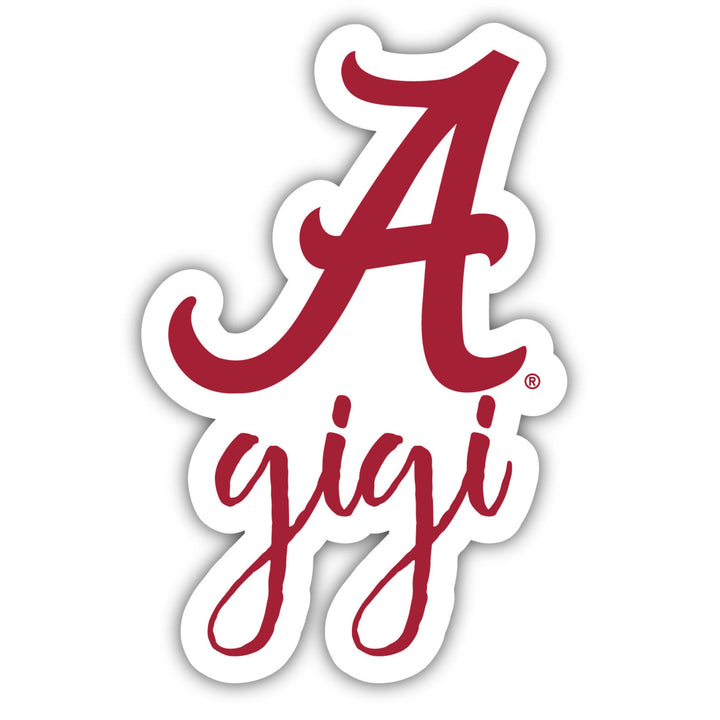 Alabama Crimson Tide 4-Inch Proud Granny Die Cut Decal Image 1