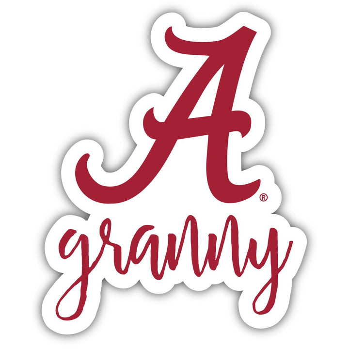 Alabama Crimson Tide 4-Inch Proud Granny Die Cut Decal Image 2