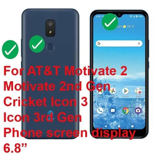 Phone Case for ATandT Motivate-2 / Cricket Icon-3 Case Shock Absorbing Cover Image 2