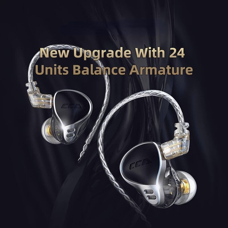 Balanced Armature Noise Cancelling In-ear Headset Detachable 3.5mm Wired Gaming Music Earphone [24BA Units] Image 2