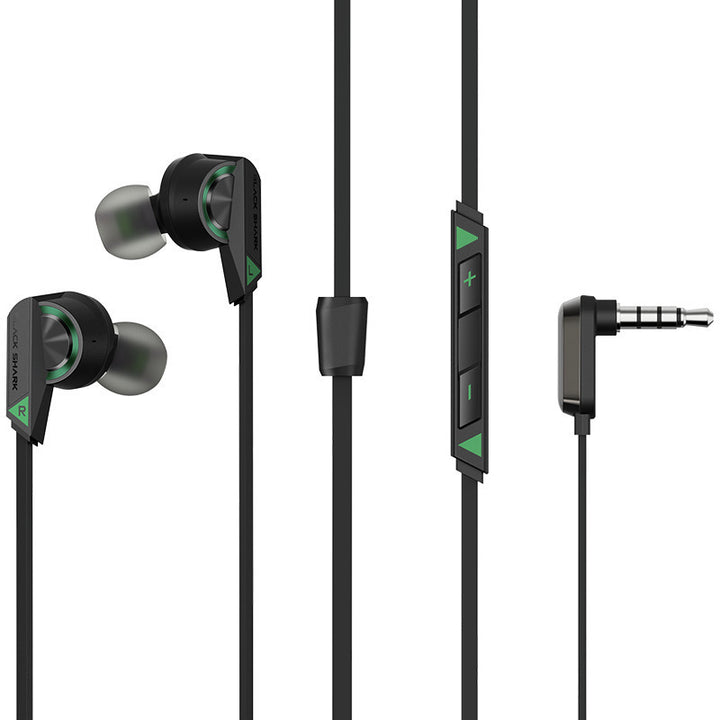 Black Shark Game Earphone 2 Deep Bass 3.5mm Wired In-Ear Headphones Elbow Design Sports Earphones for Smartphone PC Image 1