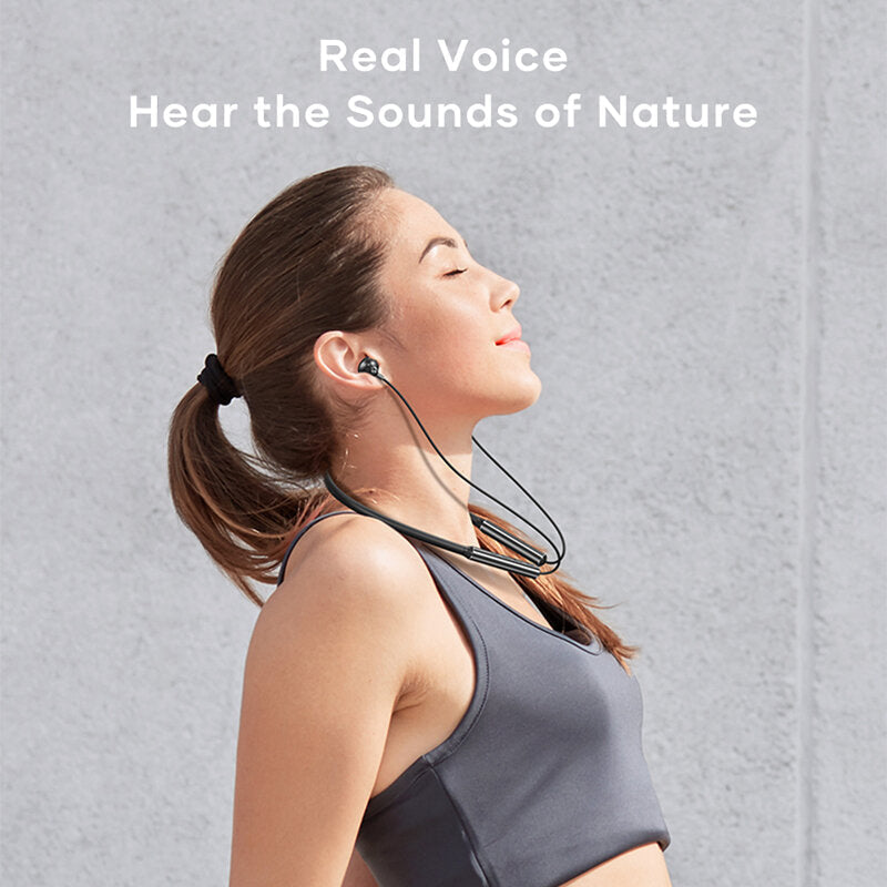 Bluetooth 5.0 Wireless Neck-hanging Headset Foldable Hifi Deep Bass Sports Earphones with Microphone Image 2