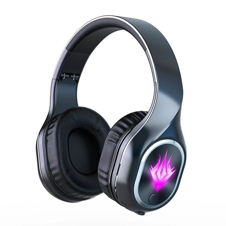 Bluetooth 5.2 Wireless Game/Music Mode Foldable Gaming Headphone RGB Magic Lights 3D Stereo HiFi Headsets With Mic Image 1