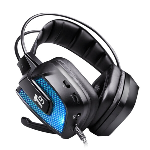 Driver LED 50mm Flashing Vibration Gaming Headphone Headset With Mic for Phone PC Computer Image 1