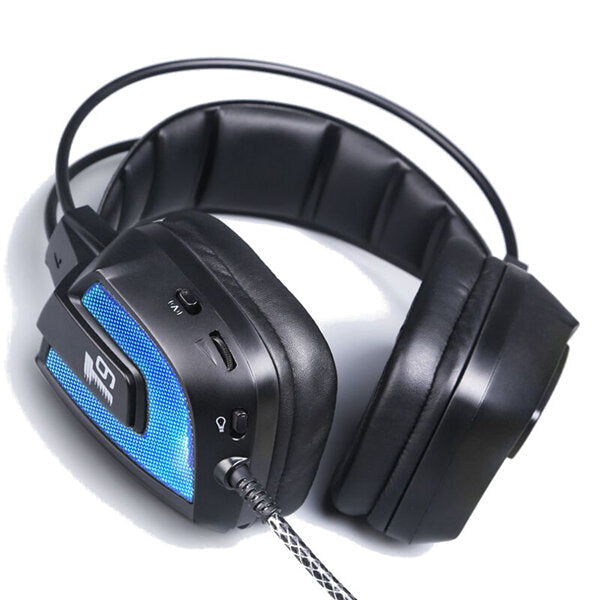 Driver LED 50mm Flashing Vibration Gaming Headphone Headset With Mic for Phone PC Computer Image 6