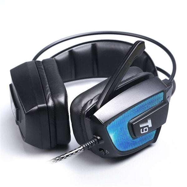 Driver LED 50mm Flashing Vibration Gaming Headphone Headset With Mic for Phone PC Computer Image 7