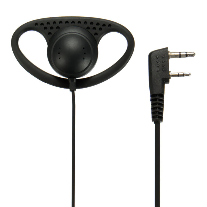 D Shape Earphone Earpiece Headset Mic for Kenwood Walkie Talkie Hand-held Radio Image 2