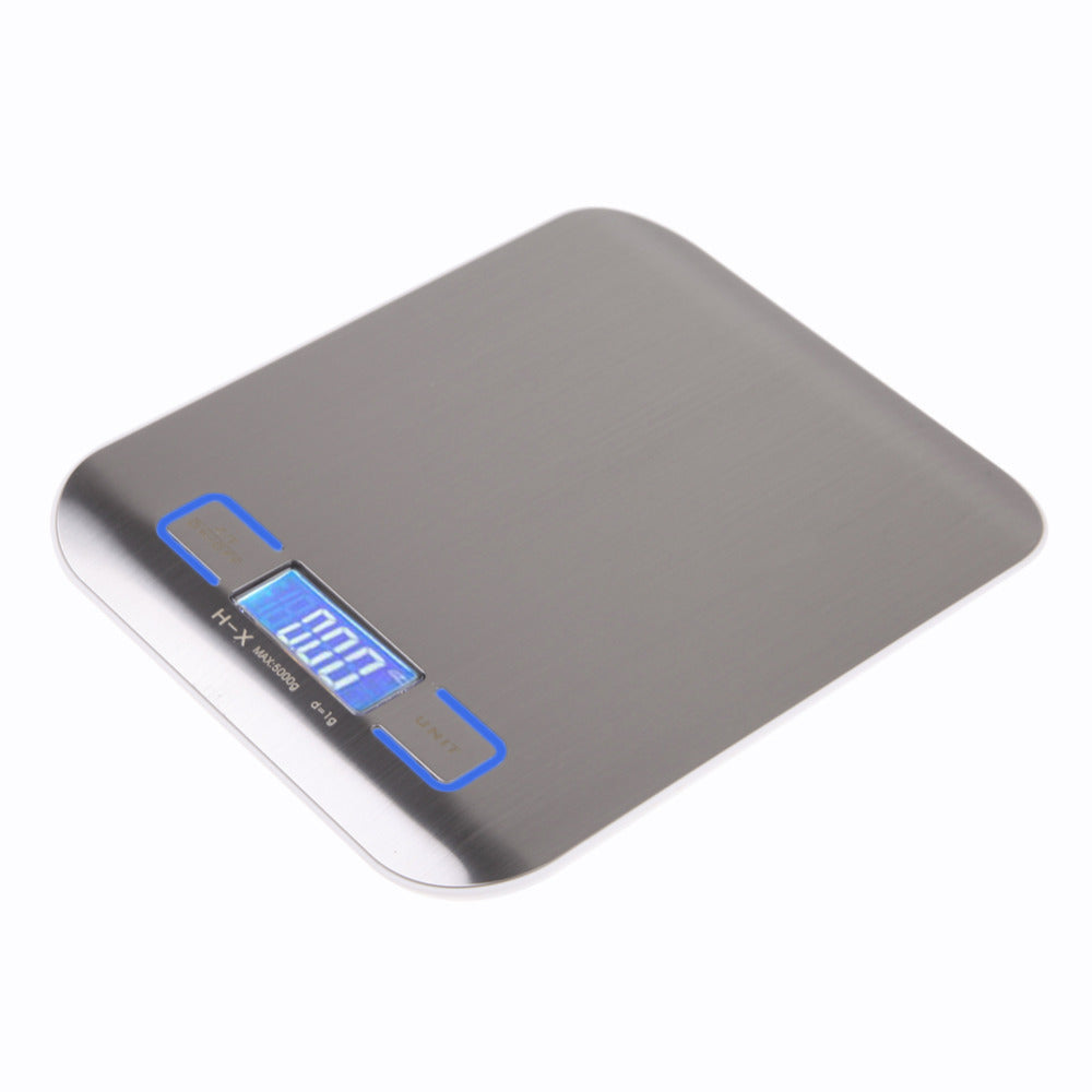 Electronic Kitchen Scale Digital Food Stainless Steel Weighing LCD High Precision Measuring Tools Image 4