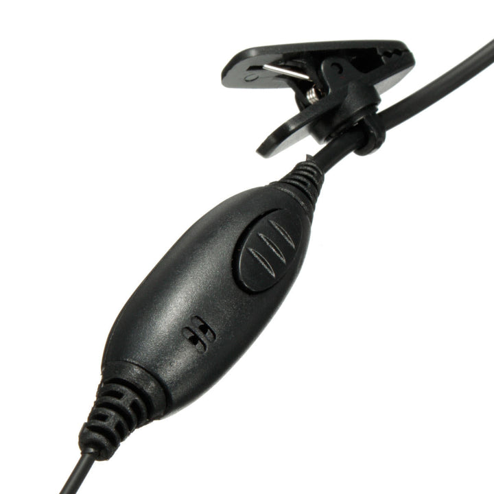 D Shape Earphone Earpiece Headset Mic for Kenwood Walkie Talkie Hand-held Radio Image 4