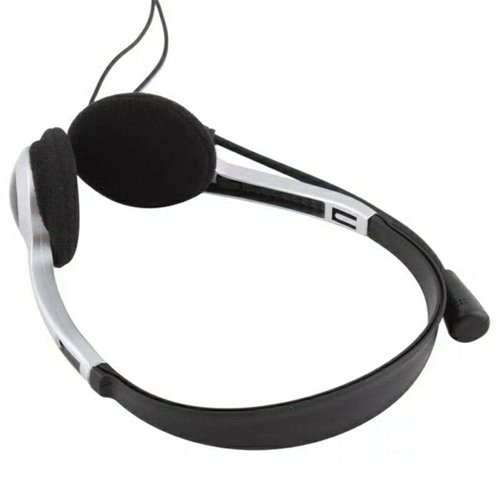 Computer Headphone Wired Control Earphones with Mic Image 3