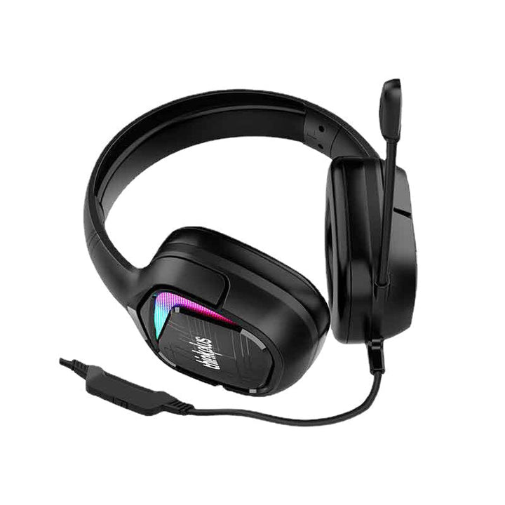 Gaming Headphones 50mm Drivers Surround Sound Bass USB Head-Mounted Wired Headset with Mic Image 4