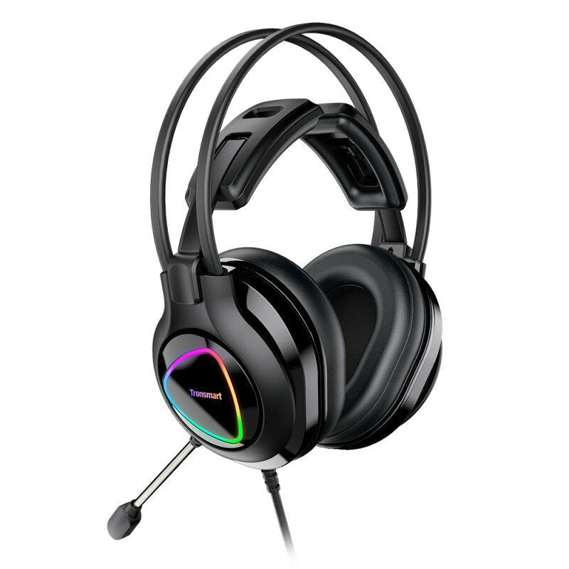 Gaming Headset 50mm Dynamic HD Noise Reduction Luminous 3.5mm USB Headphone with Mic for Gamer Image 6