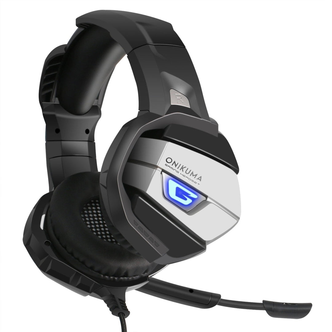 Gaming Headset Game Headphone Deep Bass USB 3.5mm Stereo Wired Headphone with Mic for PS4 Xbox PC Phone Laptop Computer Image 4