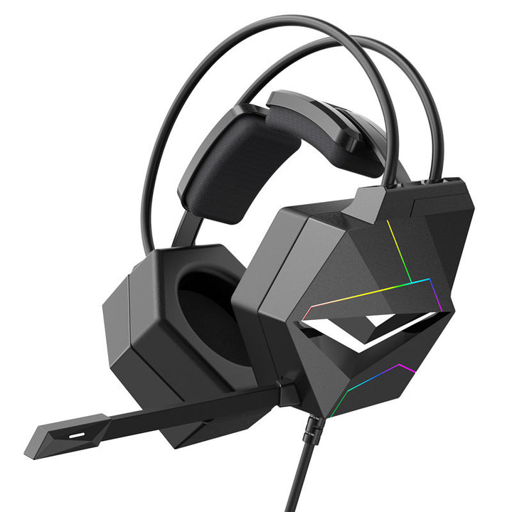Gaming Headset Noise Canceling Headphone Surround Sound LED Light with Mic Image 1