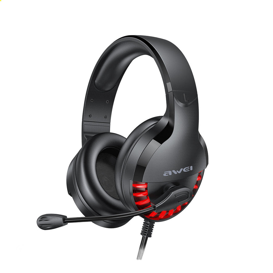 Gaming Headset Over-ear 3.5mm USB Led Light Stereo 7.1 Bass Sound 50mm Speaker Game Headphone With Microphone Image 1