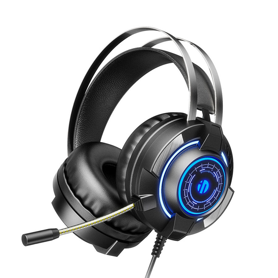 Gaming Headset RGB Light Head-Mounted Wired Headset For Desktop Computers Laptops Image 1