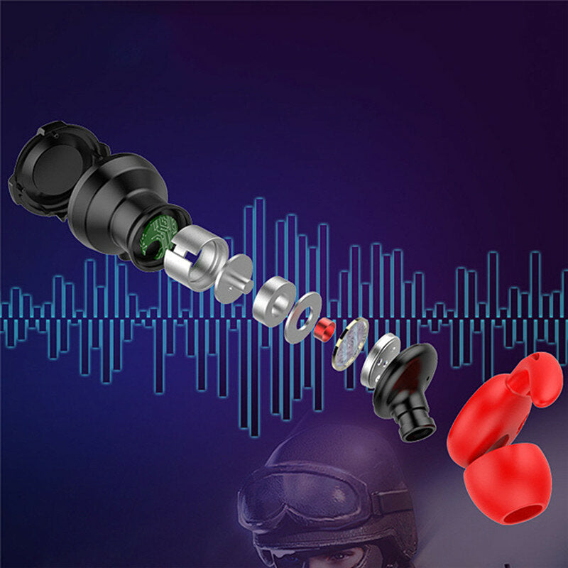 In-Ear Wired Control Earphone Noise Reduction Gaming Headset for PC Phones with Mic 3.5mm Image 4