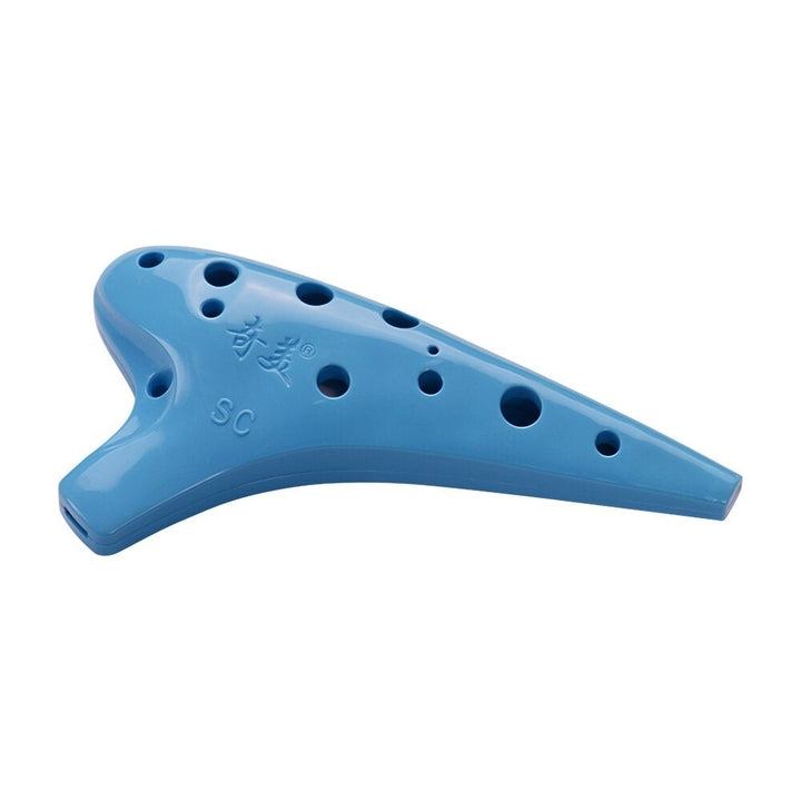 Soprano C 12 Holes Ocarina ABS Material with Protective Bag for Beginners Image 1