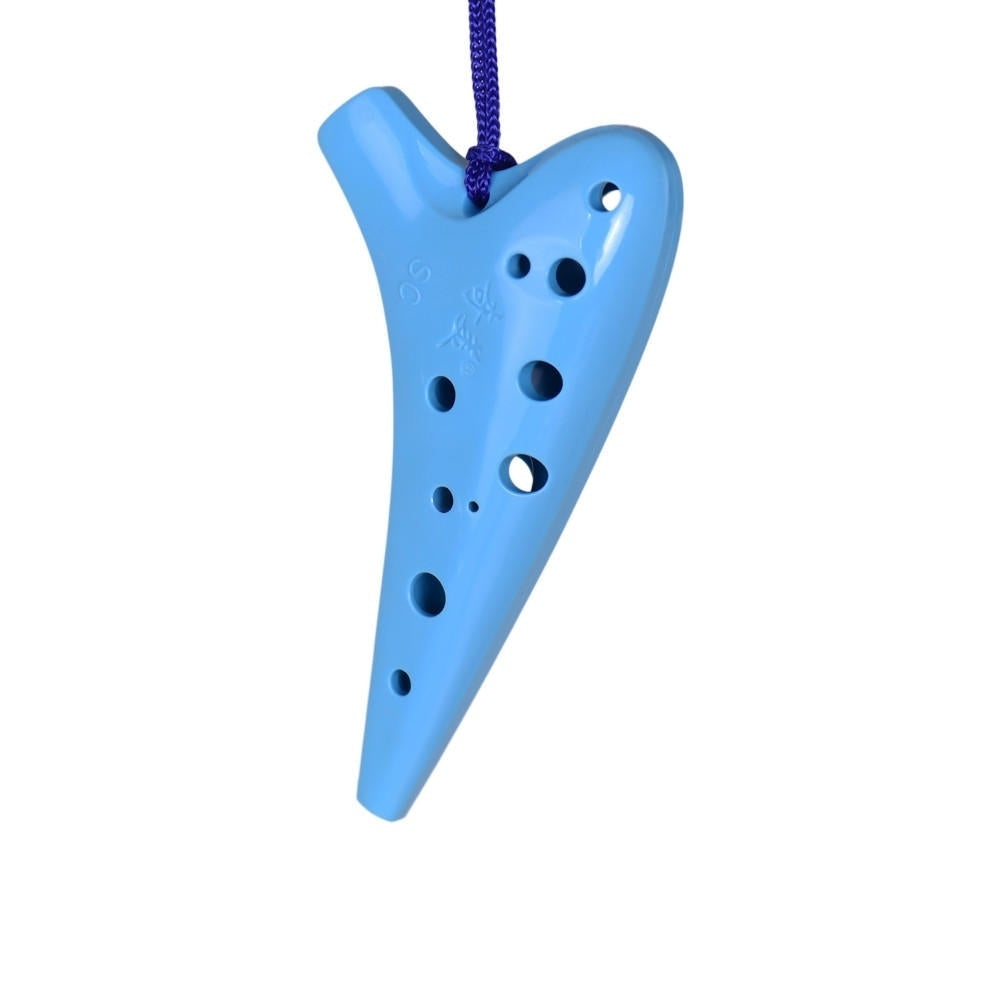 Soprano C 12 Holes Ocarina ABS Material with Protective Bag for Beginners Image 2