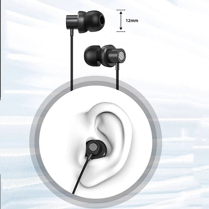 Stereo Bass 3.5mm In-Ear Wired Earphone Sport Headphone Built-in Microphone for Phones PC Computer Image 6