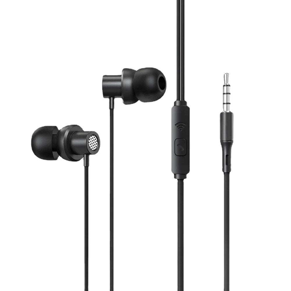 Stereo Bass 3.5mm In-Ear Wired Earphone Sport Headphone Built-in Microphone for Phones PC Computer Image 7