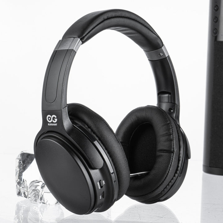 Stereo Wireless bluetooth Headphone Headset Foldable Earphone with MicBlack Image 8