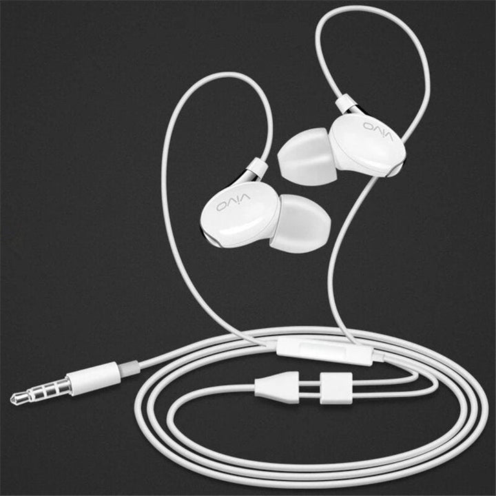Wired Earphone HiFi Bass 11MM Drivers Noise Reduction Earbuds 3.5MM Plug In-Ear Sports Music Headse with Mic Image 2