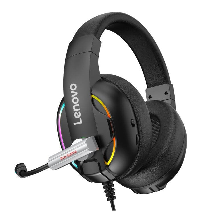 Wired Gaming Headphone 50mm Driver HIFI Surround Sound RGB Colorful Light Music Headsets with Microphone Image 7