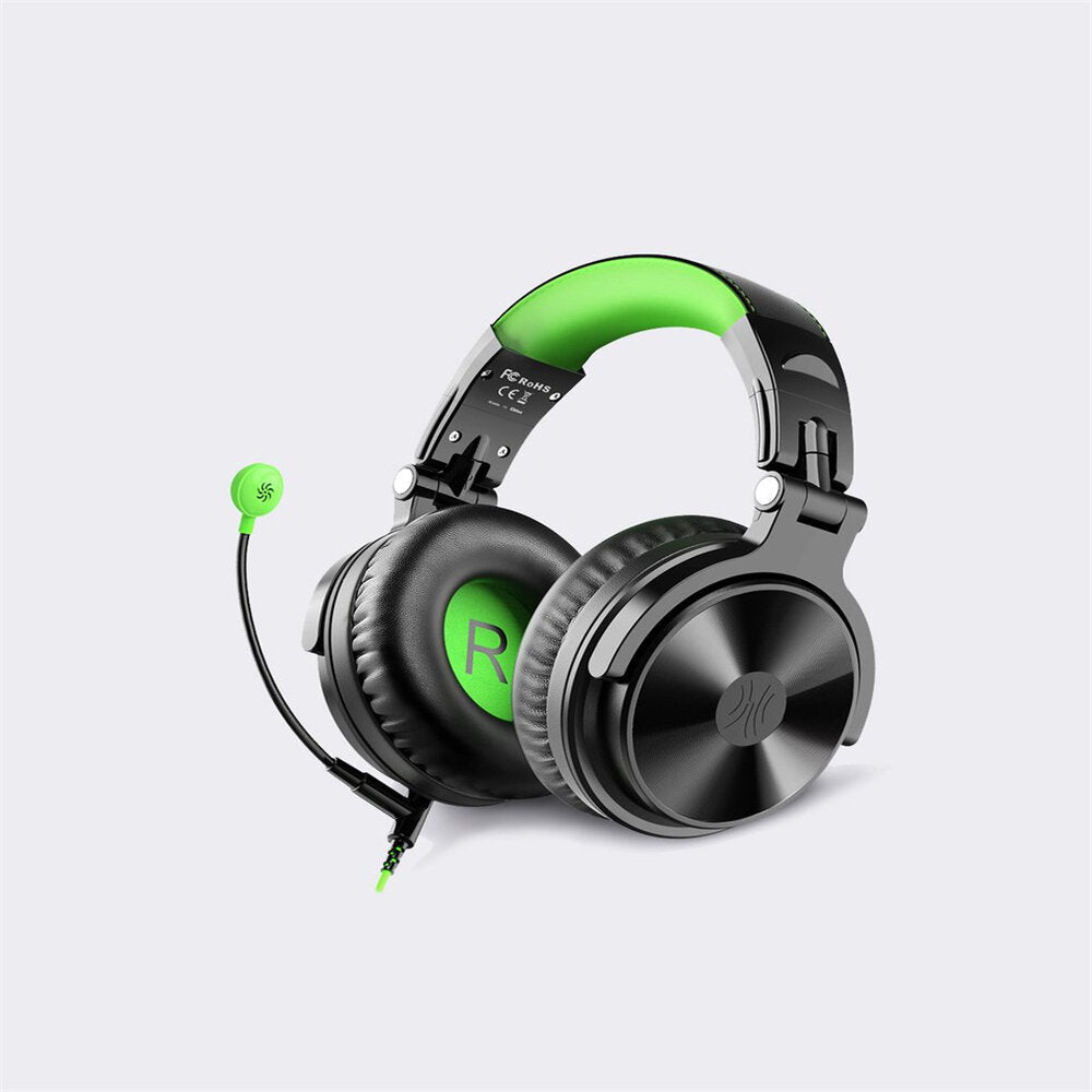 Wired Headphones Stereo 50MM Drivers Noise Reduction Over-Ear Earphone 3.5MM,6.35MM Foldable Studio DJ Gaming Headset Image 7