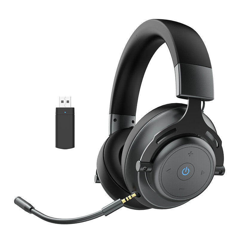 Wireless Gaming Headphones 7.1 Surround Sound Gaming Headsets with Removable Microphone for PC for PS4 for Switch 2.4GHz Image 1