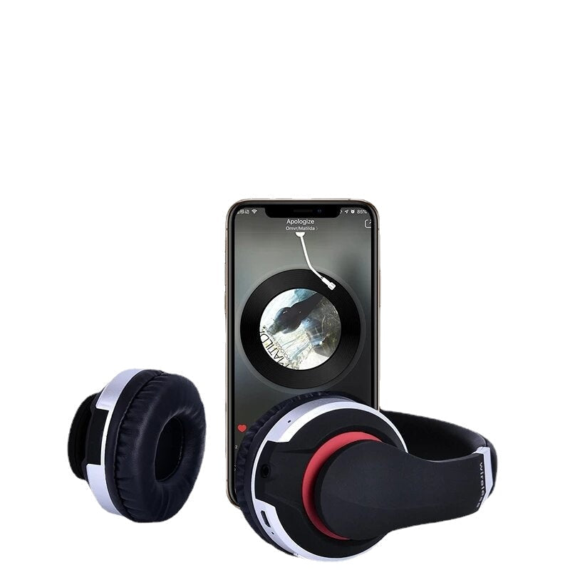 Wireless Headphones bluetooth Headset Foldable Stereo Gaming Earphones With Microphone Support TF Card Image 4