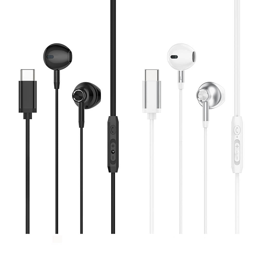 Digital Wired In-ear Earphone Graphene Driver Stereo Hifi Earbuds Sports Headphone with Mic Type C Image 1