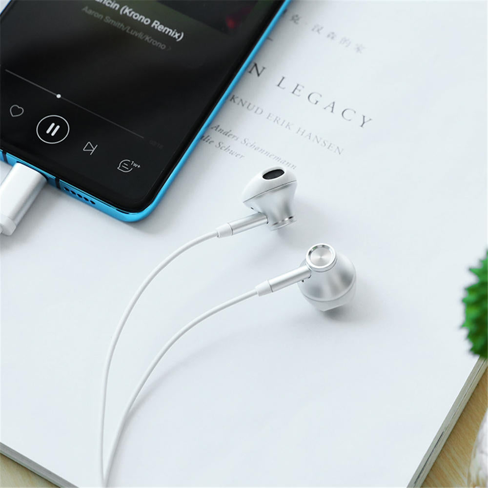 Digital Wired In-ear Earphone Graphene Driver Stereo Hifi Earbuds Sports Headphone with Mic Type C Image 3