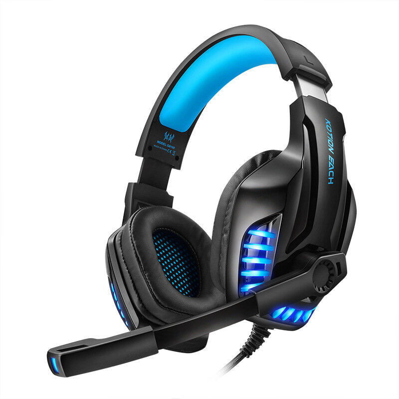 Gaming Headphones with Mic Stereo Deep Bass Headphone for PC Computer Gamer Laptop Wired Headset Image 4