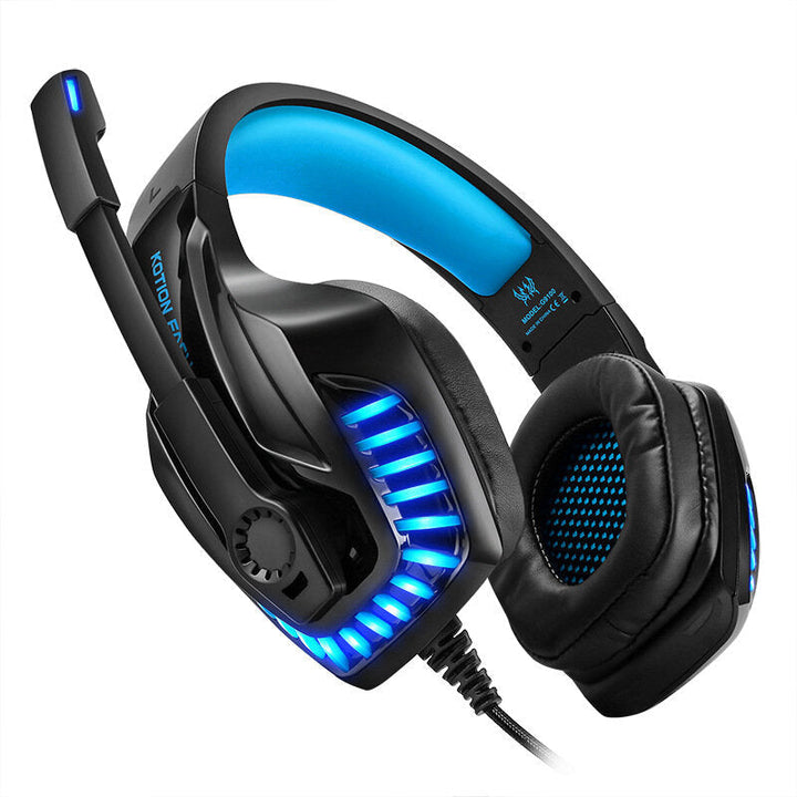 Gaming Headphones with Mic Stereo Deep Bass Headphone for PC Computer Gamer Laptop Wired Headset Image 6