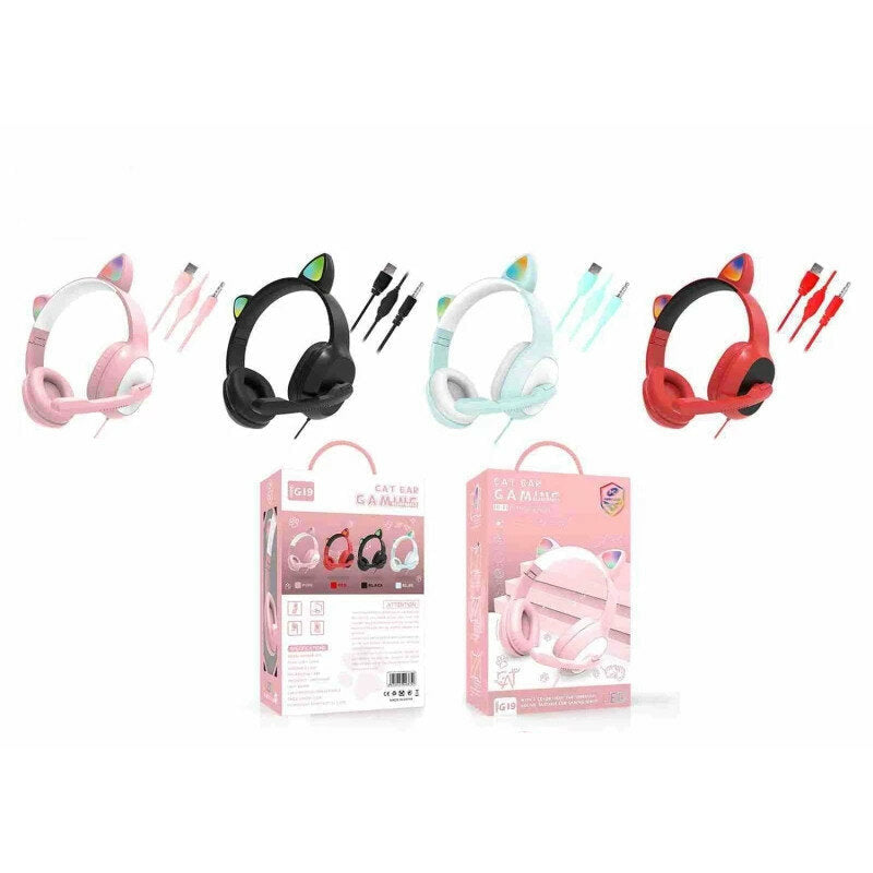 Headset Game Headphones Low Latency Dual Stereo Effect Mode Earphone with Mic Image 3