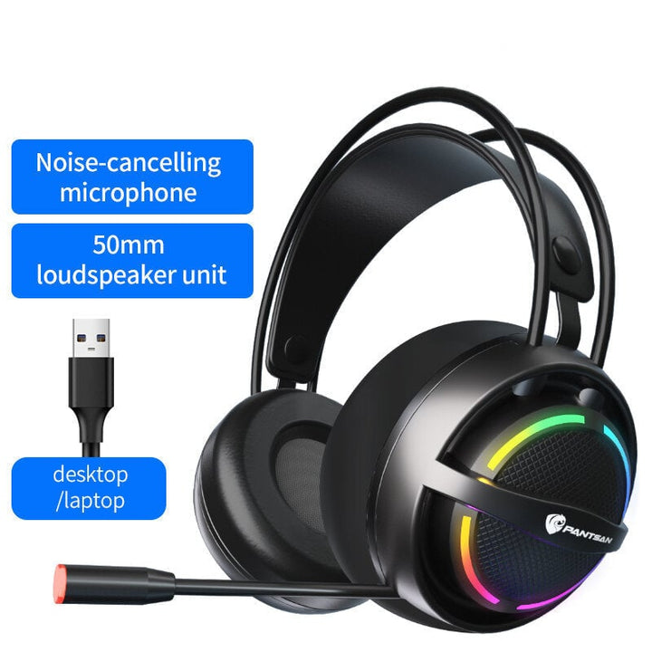 Gaming Headset 7.1 Surround Sound E-sports Wired Over Ear Stereo Headphones with Microphone For PS4 Computer Game PC Image 1