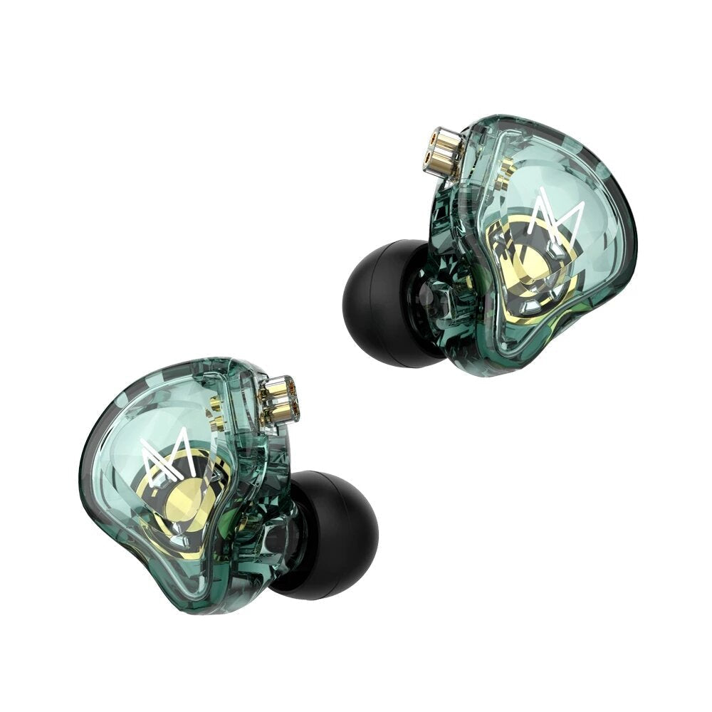 Earphone 10mm Dual Magnetic Driver HiFi Sport DJ Monitor Headphone in Ear Monitor Noise Cancelling Headset with Mic Image 7