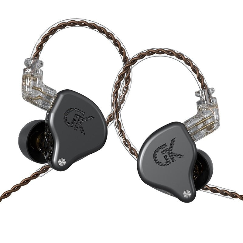 Units Earphone 3.5mm Wired Earbuds 1DD+4BA Balanced Armature HiFi Stereo Bass In-ear Music Headphones Image 1