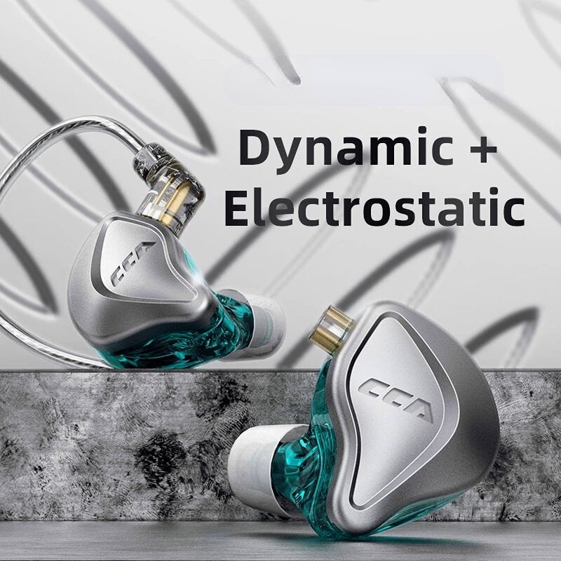 Electrostatic Drive Units and Dynamic Unit In-Ear Earphone Wired Headset Detachable Cable for C12 C10 Image 2