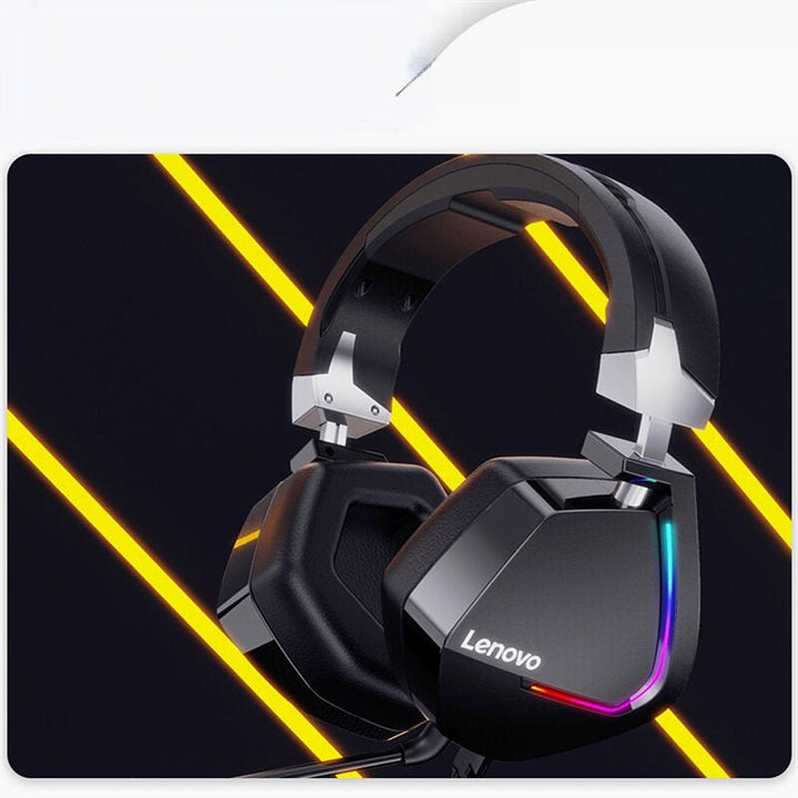 Gaming Headphone USB 7.1 Surround Sound Deep Bass RGB Colorful Light Headset with Mic for PC Laptop Gamer Image 3
